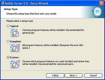 Installazione di MySQL