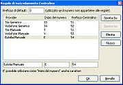 Configurazione Providers