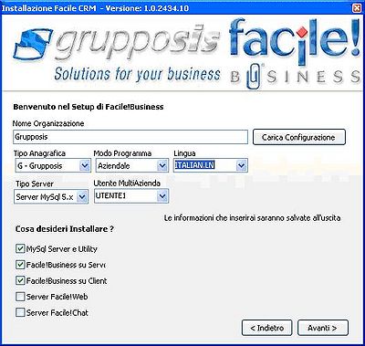 Installazione di Facile!Business