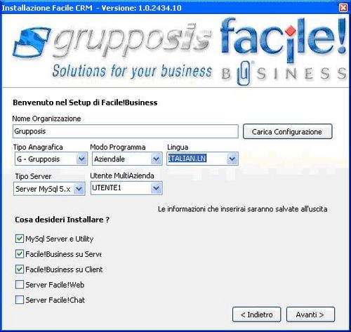 Installazione di Facile!Business