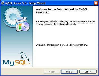 Installazione di MySQL