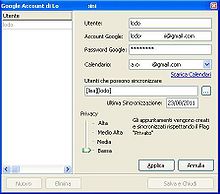 Collegamento con Google